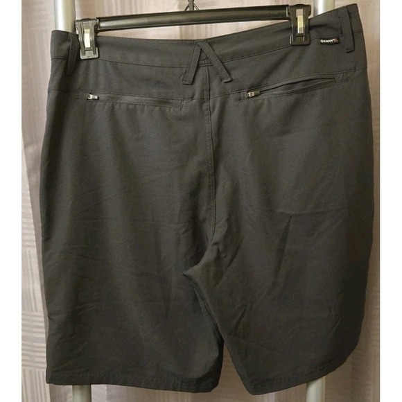 Gerry‎ Shorts Mens 36 x 9.5" Flat Front Chino Outdoor Black Pockets Casual Logo - Picture 8 of 9